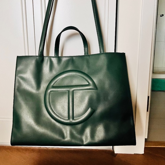 Telfar Bag Dark Olive Medium - Picture 1 of 7